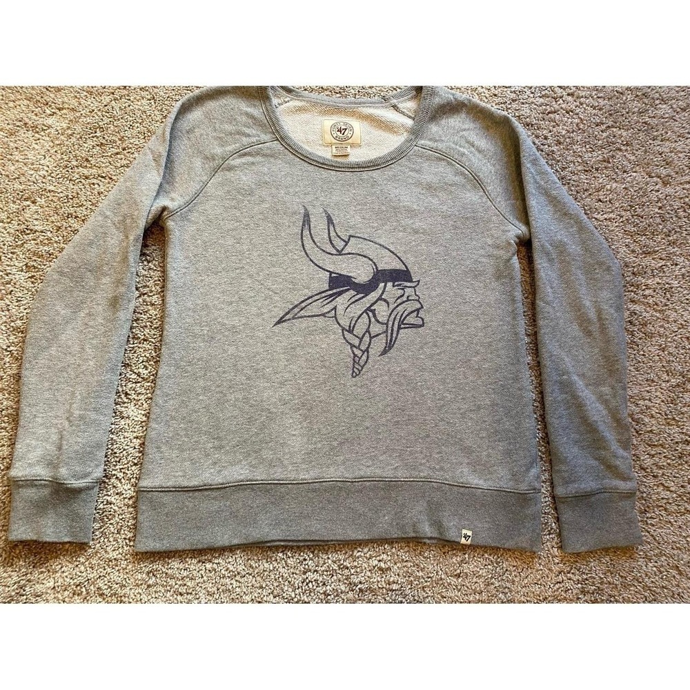 Forty Seven Brand 47 Vikings Glitter Sweatshirt Women Medium s58